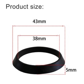 Rubber Washer,Cone Seal Ring,Waste Pipe Seal Ring Rubber Gasket Washers Plumbing for 1 1/2 Inch Drain Pipe Sink Drains (20)