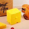 Ciieeo Plastic Cheese Storage Containers with Lid Cheese Slice Holder