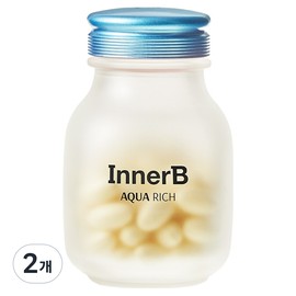CJ웰케어 이너비 아쿠아리치 히알루론산 맥스 33.6g, 56정, 2개 CJ Wellcare Inner B Aqua Rich Hyaluronic Acid Max 33.6g, 56 Tablets, 2 Pack, 56정 × 1개