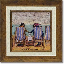 U Power ST-04024 Gel-Processed Art Frame, Sam Toft, "Very Ikin" Free