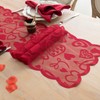 Joyfol Day 5 PCS Valentines Day Lace Table Runner with