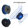 Lyshujli 27FT 0.065" Replacement String Trimmer Spool Line, Weed Eater