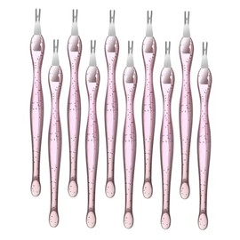 10 Horquillas de Manicura Profesional para Remover Cutículas y Piel Muerta Herramientas de Manicura de Acero Inoxidable para Uso en Casa y Salón de Uñ