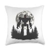 Wild Retro Vintage ROBOT Sci Fi Boy Kid Throw Pillow