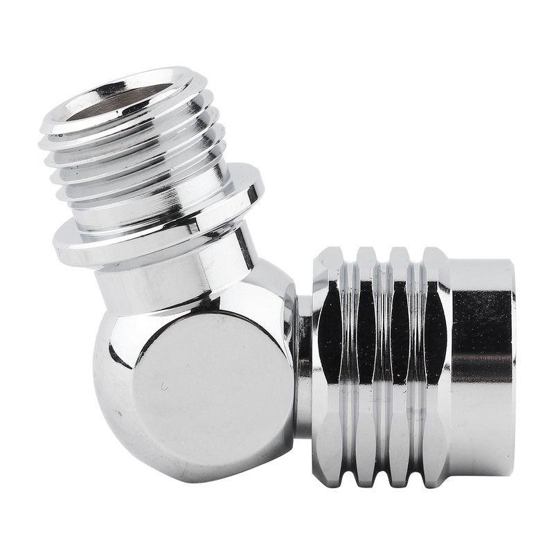 110 Degree Chrome Plated Brass Regulator Swivel Adapter Connector for