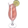 Carlisle FoodService Products Alibi Hurricane Glass for Restaurants, Catering, Kitchens,