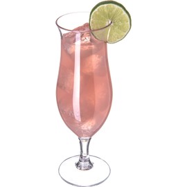 Carlisle FoodService Products Alibi Hurricane Glass for Restaurants, Catering, Kitchens, Plastic, 16 Ounces, Clear