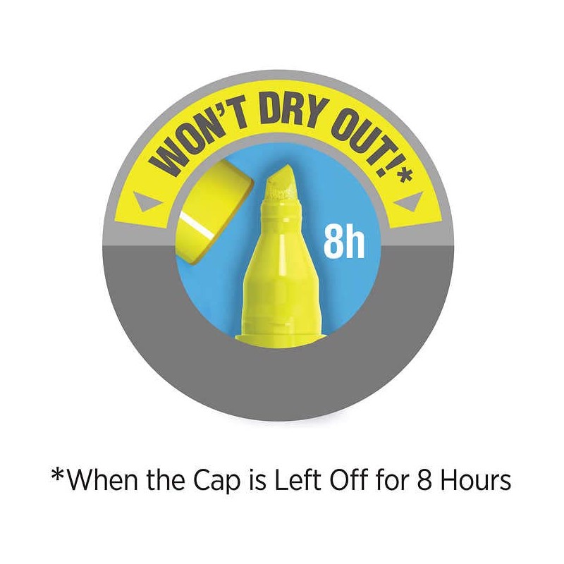 BIC Brite Liner Highlighter Combo Pack, Fluorescent Yellow, 24 ct