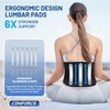 COMFORCE Back Brace for Lower Back Pain, Copper Lon Compression