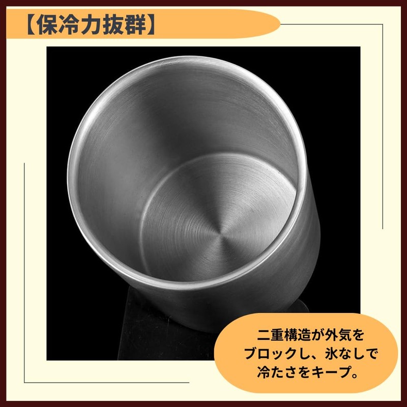 ideamall Ice Bucket, Ice Bucket, Tabletop, Stainless Steel, Hollow Double