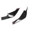 6Pcs Front Bumper Lip Spoiler Anti Collision Carbon Fiber Side