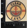 CLEAR LAKE IOWA WOOD DECAL * 2/1/4" DIAMETER * UNIQUE