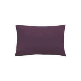 Rohi Cotton Blend Pillowcases 2 Pack - Soft & Breathable Pillow Cases Purple Plum