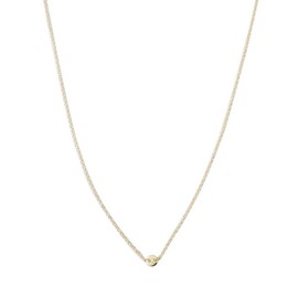 Honeycat Little Moon Charm Necklace in Gold, Rose Gold, or Silver | Minimalist, Delicate Jewelry (Gold)