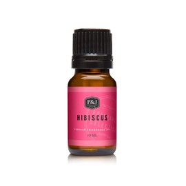 P&J Fragrance Oil | Hibiscus 10ml - Scented Oil for Soap Making, Diffusers, Candle Making, Lotions, Haircare, Slime, and Home Fragrance