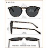 CARFIA Gafas de sol de acetato polarizadas para hombre Retro