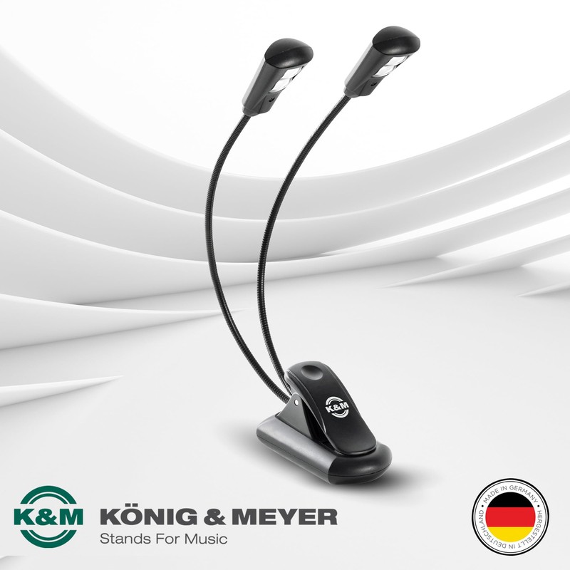 K&M Konig & Meyer Music Stand Light Double 2 LED