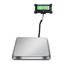 Charmline 440lbs x 0.2oz High Accuracy Digital Postal Scale with Hold, Count and Tare Function, Shipping Scale for Packages/Postage/Luggage/Small Business, Battery and AC Adapter Powered