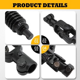 Jecoupoon Upper & Lower Intermediate Steering Shaft 425-471 Compatible with Tacoma 2005-2015 2.7L 4.0L V6 4520304021