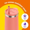 Bubba 32 oz Radiant Tumbler Without Case, Rubberized Coral