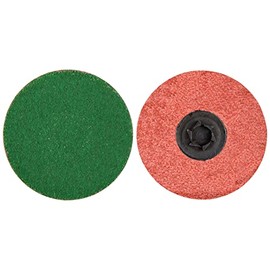 Norton 08834167033 3” Merit Zirc Plus TP (Type I) Quick-Change Cloth Discs, 60 Grit, Zirconia Alumina Plus, 50 pack