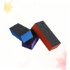 FOMIYES 18pcs Nail Buffer File Blocks Three-sided Sponge Nail Shiner
