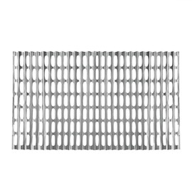 Restaurantware Foil Lux 19.7 x 12 Inch Barbecue Grill Liners 10 Disposable Grill Sheets - Easy-To-Use Oven-Ready Aluminum Grill Liners Heat-Tolerant Fits Most Standard Grills