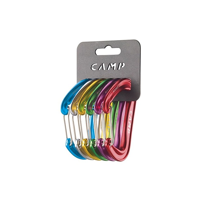 CAMP Unisex's Nano 22 Rack Pack Carabiner,One Size, Multi-coloured