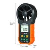 PEAKMETER Handheld Anemometer Portable Wind Speed Meter CFM Meter Wind