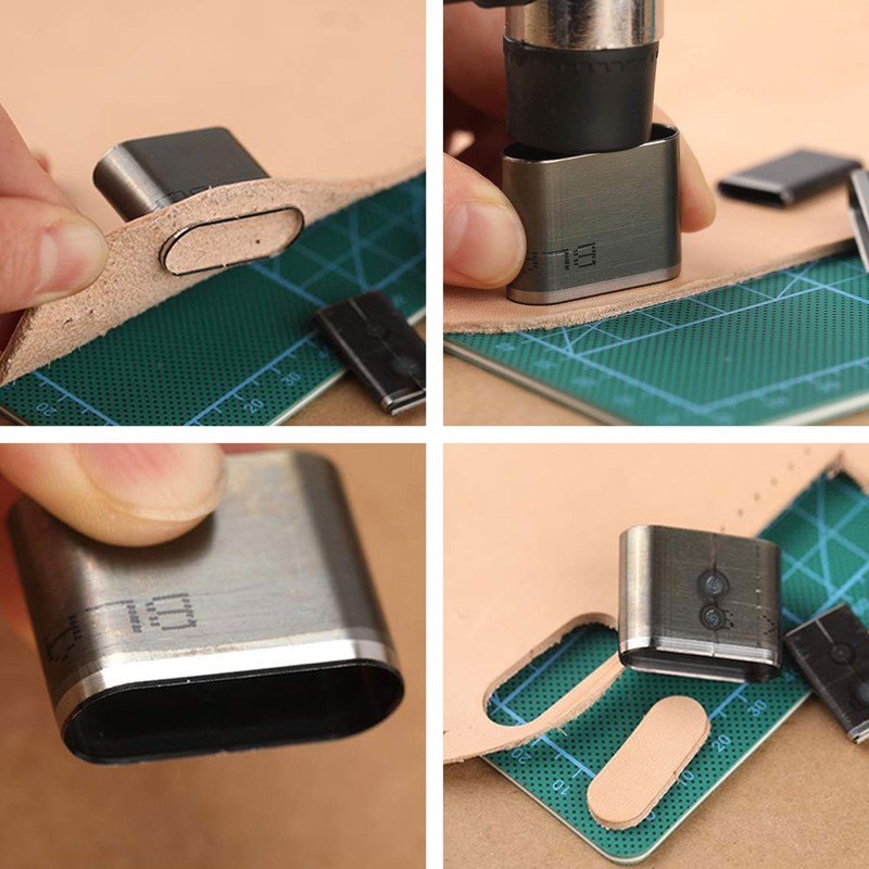 52 Pcs Leather Cutter Leather Hand Punch Craft DIY Craft