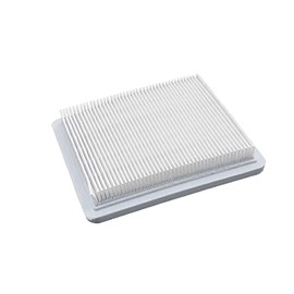 vhbw Paper Air Filter Replacement Filter Compatible with Briggs & Stratton 120K00, 121000, 121200, 121300 Lawnmower, 13.2 x 11.5 x 2.1 cm, White
