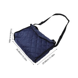 TOVINANNA Wheelchair Organizer Bag Portable Shoulder Strap Pouch with Multiple Pockets Durable Storage for Walkers for Daily Use and Rehabilitation Supplies Sleek Modern Design