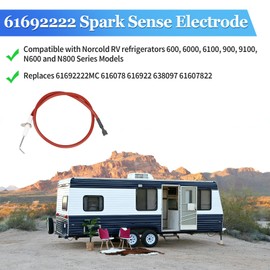 61692222 Spark Sense Electrode Compatible with Norcold RV Refrigerator 600, 6000, 6100, 900, 9100, N600 and N800 Series Models