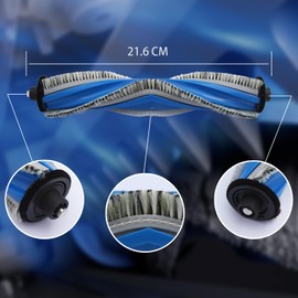 Geoviizon Pack of 18 Accessories Compatible with ECOVACS X5 Omni(1 Main Brush, 4 Side Brushes, 4 Filters, 4 Wipes, 5 Dust Bags) Replacement Parts Set