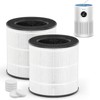 Tailulu 2 Pack D10 Replacement Filter, Air Purifier Filter for