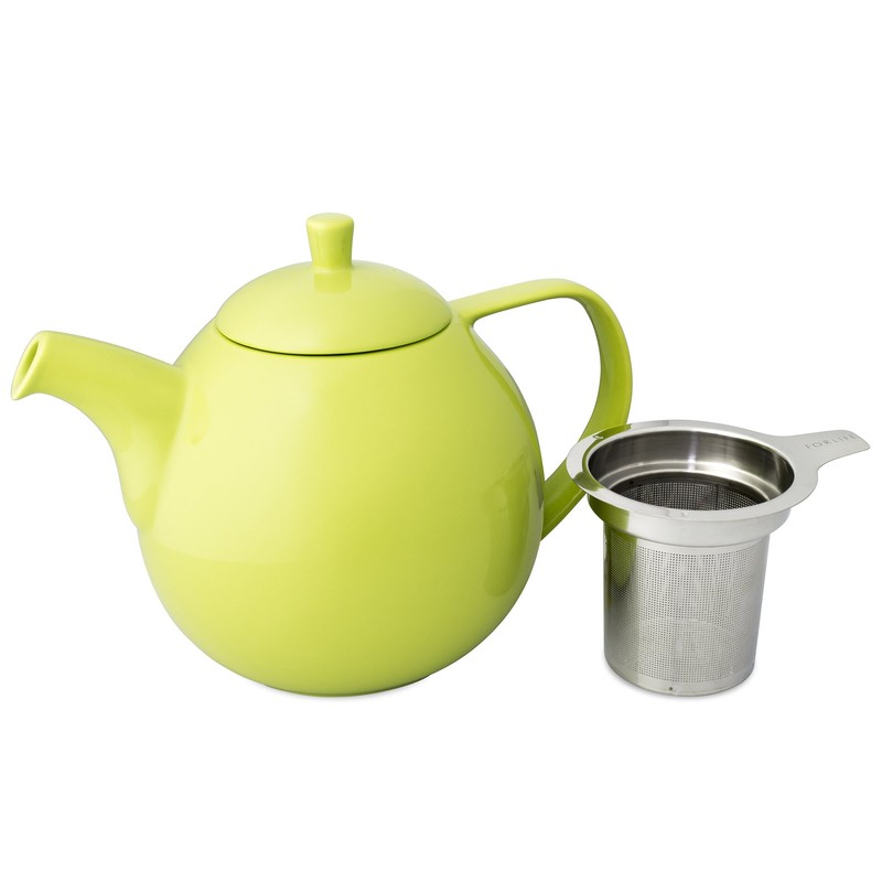 FORLIFE Curve Teapot with Infuser, 45-Ounce, Lime