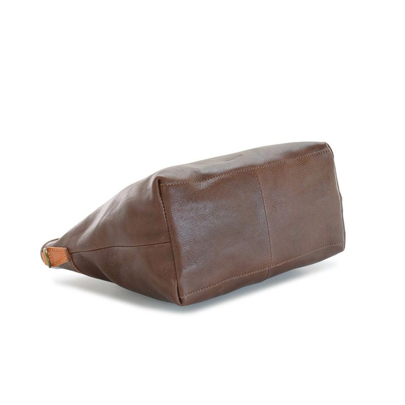 [バルコス] オレンジハンドル 2way のある レザーバッグ レディース ハンドバッグ ショルダーバッグ お出掛け 普段使い