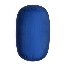 Focustree Squish Bean Bed Microbead Pillow Bolster Tube Body Pillow Smooth Cool Touch Fabric Neck & Back Support Throw Travel Pillow Fun Colors (Navy Blue)