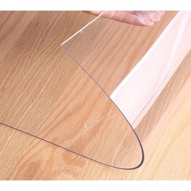Transparent Desk Mat for Office, Heat Resistant, Large Desk Mat, Waterproof, Non-Slip, for Office, Home, PVC, 60 x 30 cm