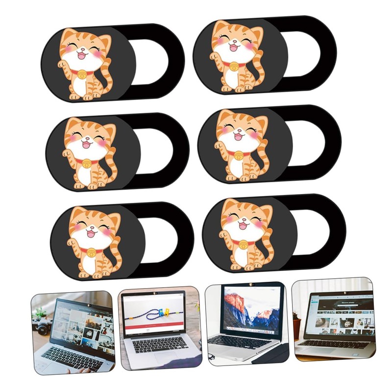 DOITOOL 6pcs Ultra Thin Camera Protective Cover Slide for Laptop