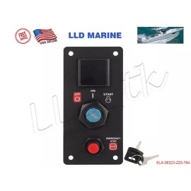 LLD_TK Honda Outboard Remote Control Box Key Switch Panel BF40 BF50 BF60 BF75 BF90