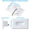 LEONLITE 3CCT LED Step Lights 120V-277V, 150LM 2.5W Dimmable Horizontal