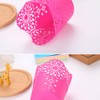 Plastic Flower Vase Pot Pen Makeup Brush Holder Desk Storage