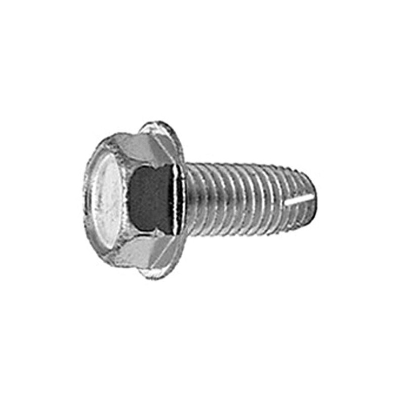 100 1/4-20x1/2 Hex Wash Head Thread Cutting Screw Zinc
