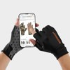 BASSDASH Unisex Fingerless Fleece Liner Camo Hunting Gloves for Cold