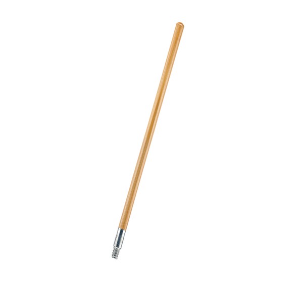 Wood Handle 60" with Threaded Metal Tip by Superio