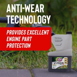 STP Premium 2-Cycle Oil with Fuel Stabilizer, 16 Fl Oz