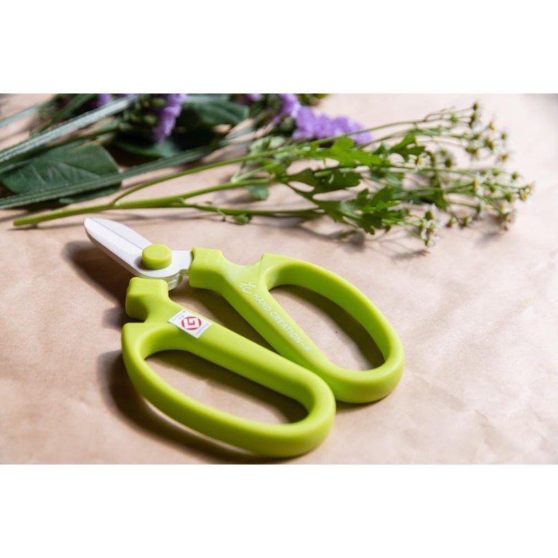 SAKAGEN HAND CREATION Flower Shears Type F-170 Scissors (Yellow)