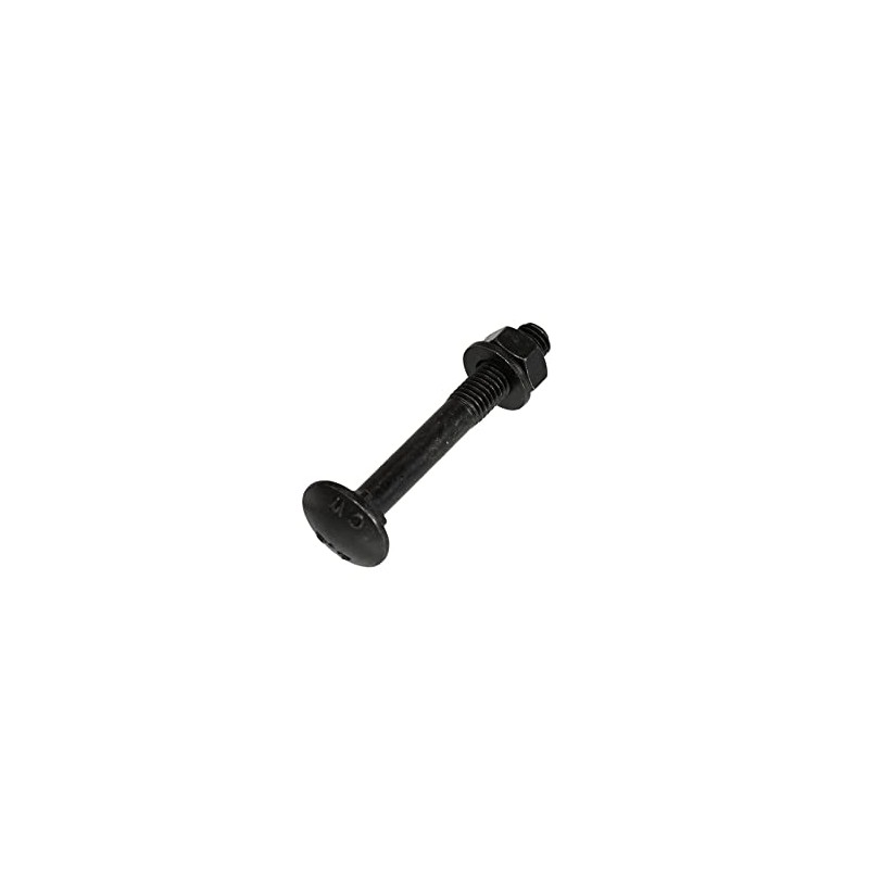 Blackline Carriage Bolts with Hex Nuts and Washers M8 x