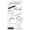 Sizzix Clear Stamps w/Framelits Die Thankful Sentiments by 49 and